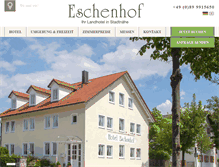 Tablet Screenshot of landhoteleschenhof.de